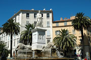 Statue von Napolen in Ajaccio