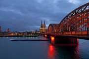 Hohenzollernbrücke in Köln