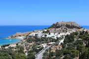 Lindos mit Akropolis